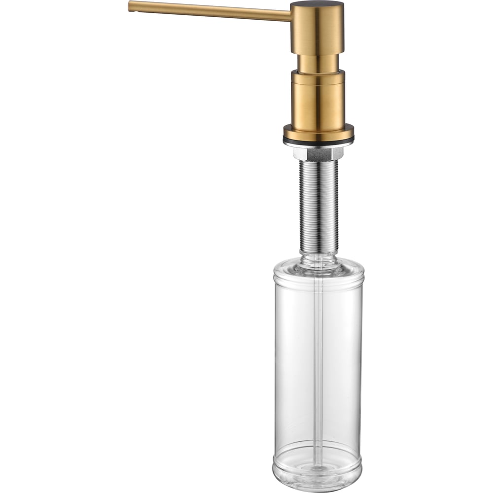 Изображение товара Дозатор для жидкого мыла Paulmark KRAFT брашированное золото D003-BG