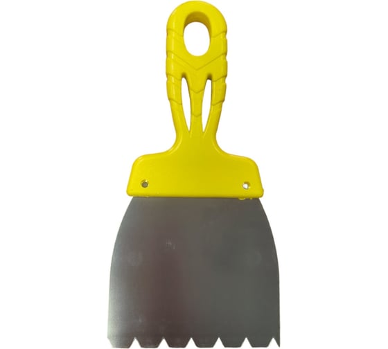 Изображение товара Шпатель JETTOOLS зубчатый нержавеющая сталь 100мм зуб В10 шп100сз--В10