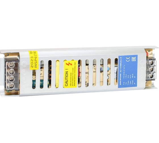 Изображение товара Интерьерный блок питания ELF 12В, 100Вт, ультратонкий металлический перфорированный корпус ELF-12100BEultra-JH