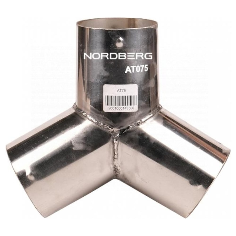Изображение товара Y-образный металлический переходник для шланга D75 NORDBERG AT75