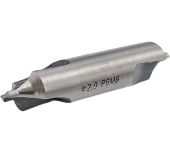 Изображение товара Сверло центровочное 2.0 мм, с предохранительным конусом (тип В) Р6М5 TORNERI 044790