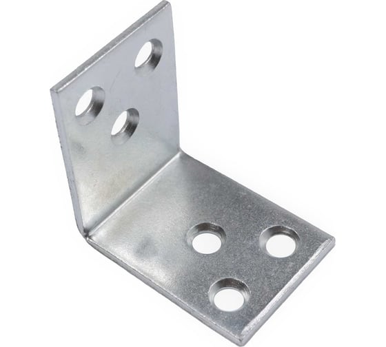 Изображение товара Мебельный уголок Левша 42x42x30 мм, цинк,  4 шт. У8-5164.Ц