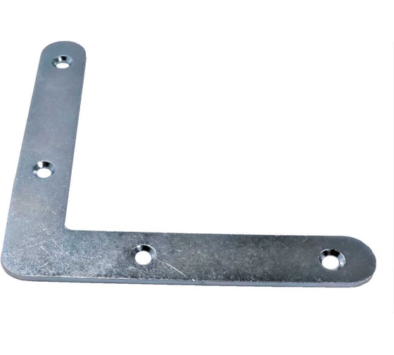 Изображение товара Угольник Левша УГ100-1 цинк, 4 шт. У1-5105.Ц