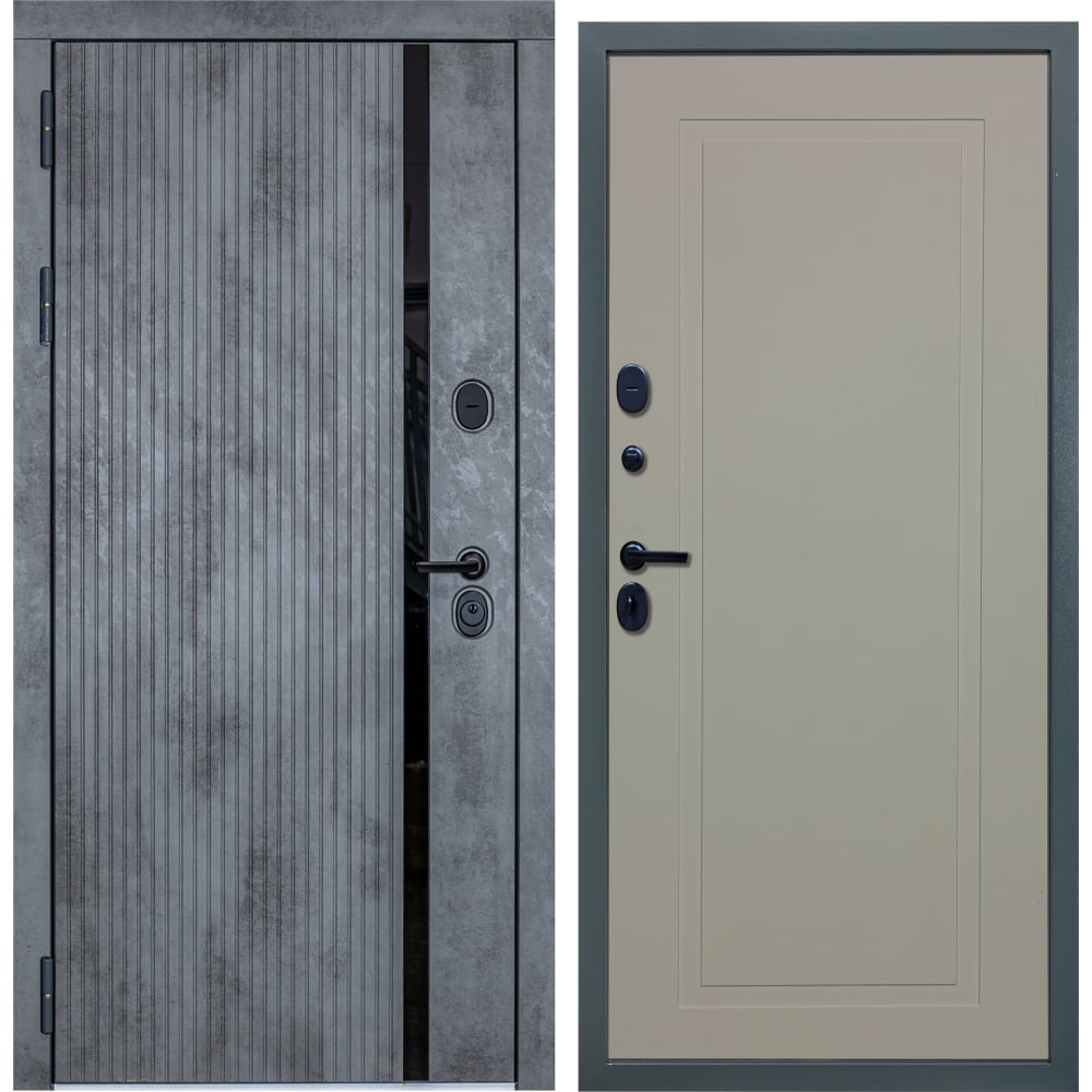 Левая дверь STR МХ-46 DIVA зеркало шкаф emmy стоун 60х70 левый серый бетон stn60mir l