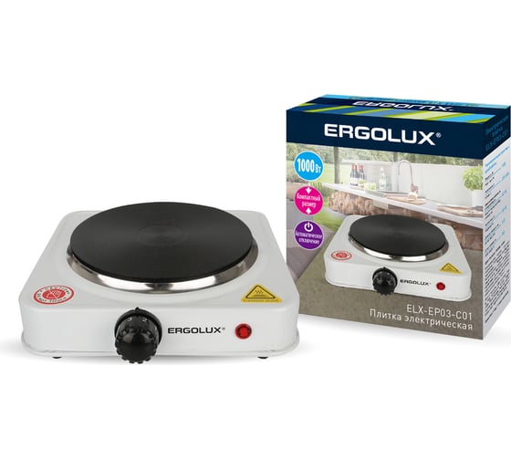 Изображение товара Электроплитка Ergolux ELX-EP03-C01 13438
