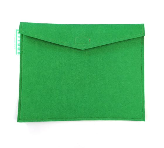 Изображение товара Конверт Boutte фетровый, ярко-зеленый, 33x33, на липучке 1893157
