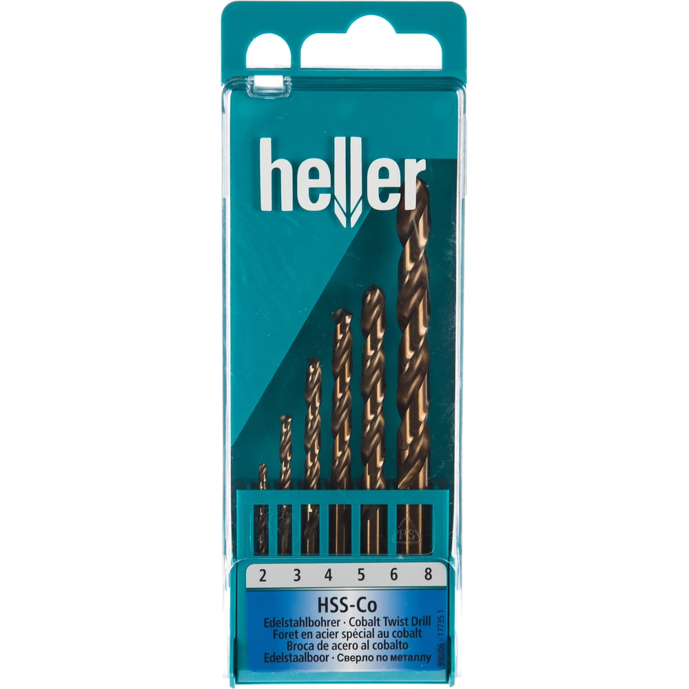Набор сверл по металлу Heller набор спиральных сверл по дереву heller