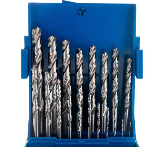 Изображение товара Набор свёрл по металлу HSS-G, 19 шт. Heller 21961