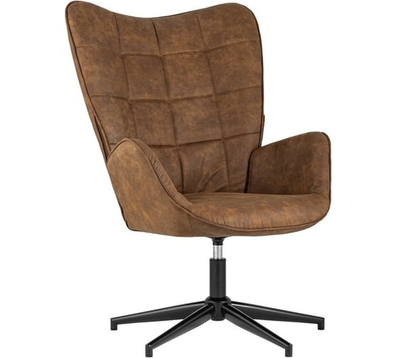 Изображение товара Вращающееся кресло Стул Груп Ирис искусственная замша, коричневая IRIS BROWN