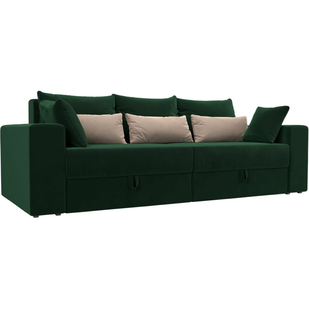 Прямой диван Лига диванов диван трансформер лига диванов сплит велюр зеленый