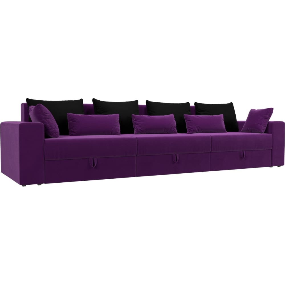 Прямой диван Лига диванов прямой диван лига диванов куба лонг микровельвет фиолетовый