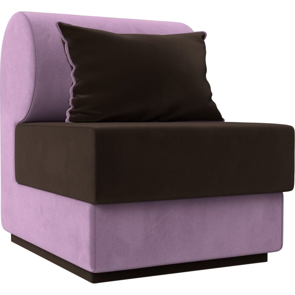 кресло лига диванов бергамо микровельвет фиолетовый 112013 Кресло Лига диванов