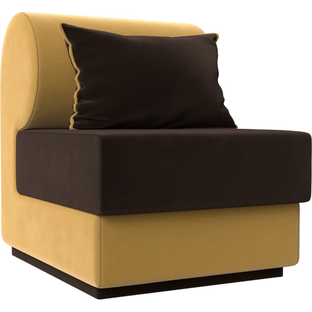 Кресло Лига диванов кресло артмебель норден микровельвет желтый