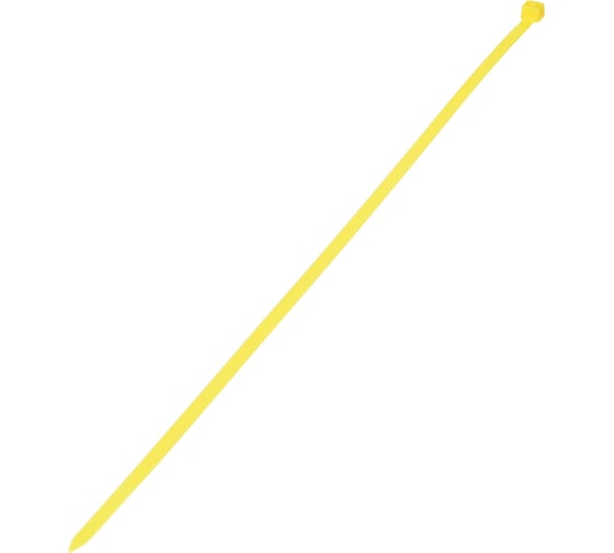 Изображение товара Нейлоновые стяжки FORTISFLEX КСС 5х300 желтый 100 штук 61331