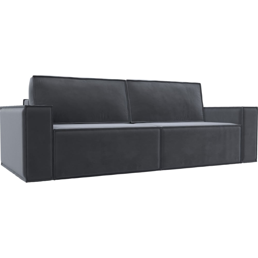 Изображение товара Прямой диван Куба из велюра с механизмом еврокнижка для гостиной