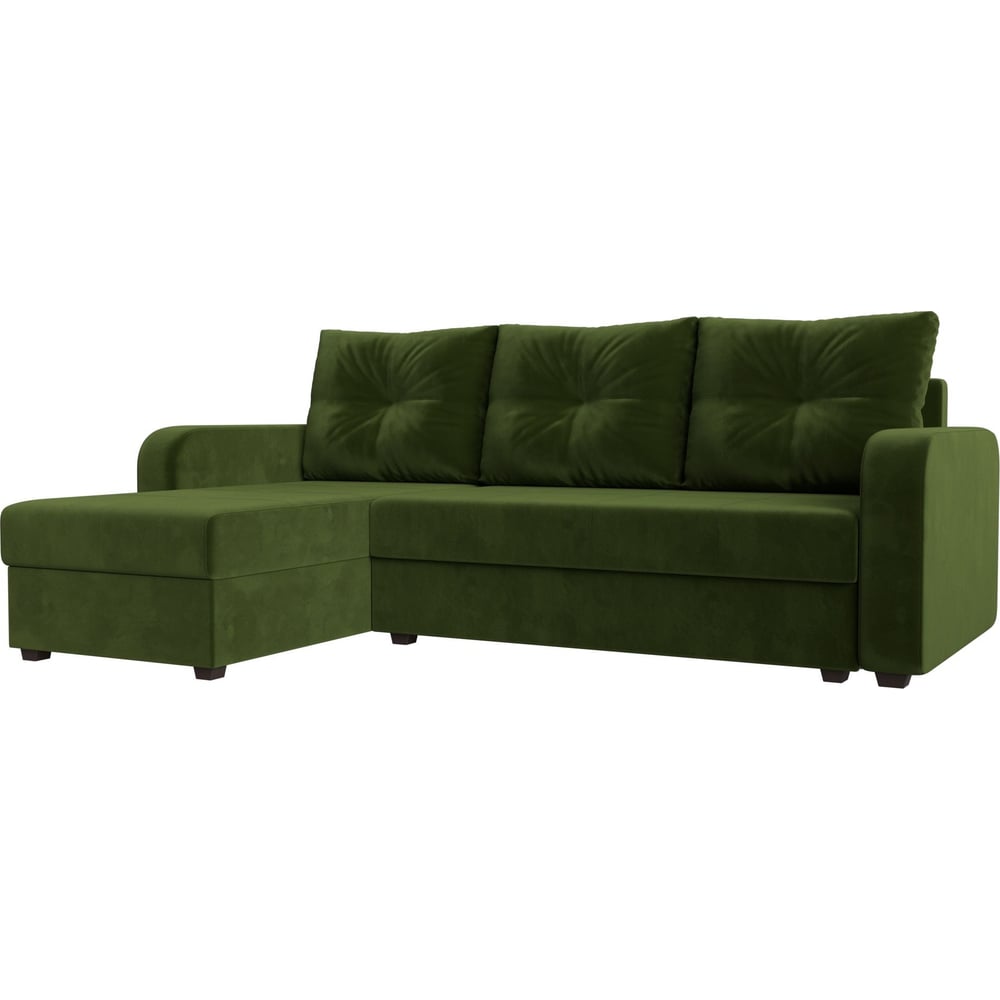 Угловой диван Лига диванов угловой диван лига диванов траумберг лайт правый угол велюр зеленый