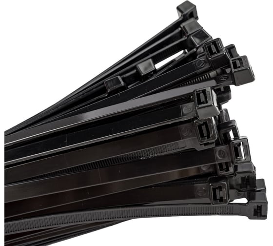 Изображение товара Нейлоновые стяжки FORTISFLEX КСС 9х760 черный 100 штук 59158