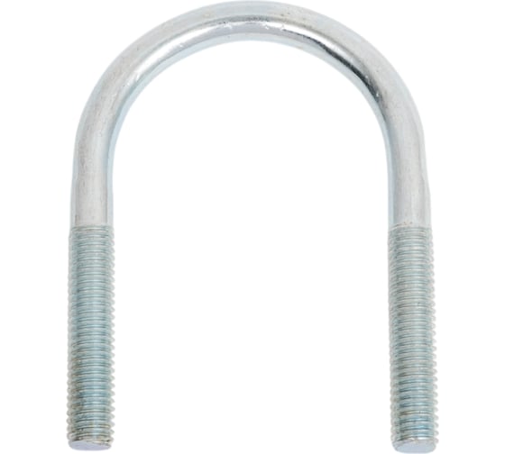 Изображение товара U-образный хомут FORTISFLEX болт оцинкованный 1 1/4'' М8 Q46х80х40 мм 63123
