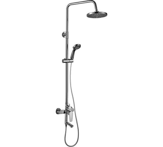 Изображение товара Смеситель для ванны и душа Rossinka с регулируемой высотой штанги и лейкой, Тропический дождь S35-46