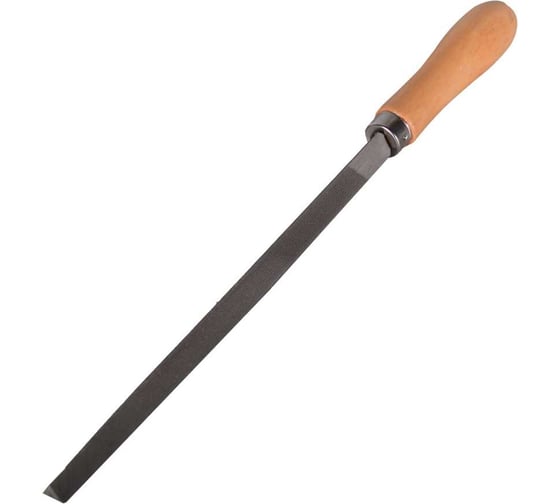 Изображение товара Напильник 200 мм трехгранный деревянная рукоятка Вихрь 73/6/4/3