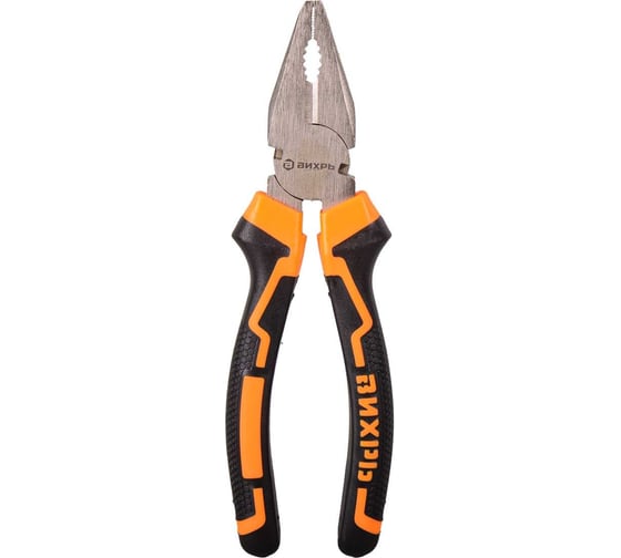 Изображение товара Плоскогубцы 180мм никелированные, двухкомпонентные рукоятки Вихрь 73/6/3/7