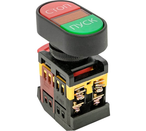 Изображение товара Кнопка EKF APBB-22N Пуск-Стоп овальная 220В NO+NC PROxima pbn-apbb-o