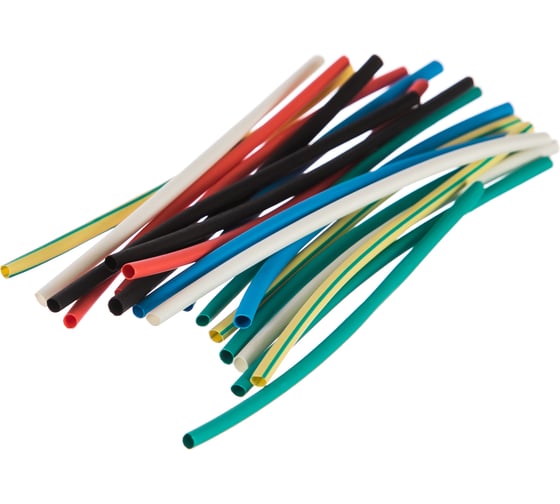 Изображение товара Термоусаживаемая трубка EKF ТУТ 2/1 100мм 7 цветов по 3 шт tut-n-2
