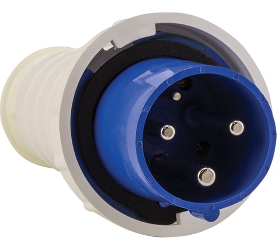 Изображение товара Кабельная вилка EKF 63А 2Р+Е IP44 переносная 220В 033 ps-033-63-220 9764803
