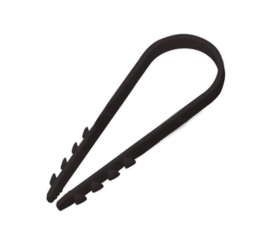 Изображение товара Дюбель-хомут IEK 5-10 мм нейлон черный 100 штук 6591370