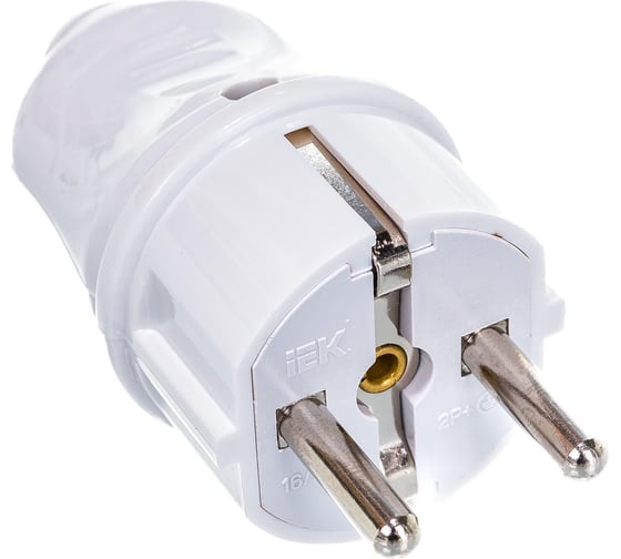 Изображение товара Евровилка IEK прямая белая 16А 4456289