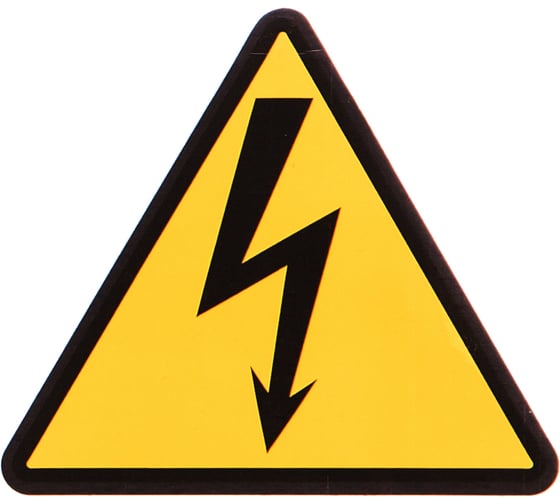 Изображение товара Знак безопасности IEK Молния 50x50x50 треугольник YPC30-MOLNI-2-110