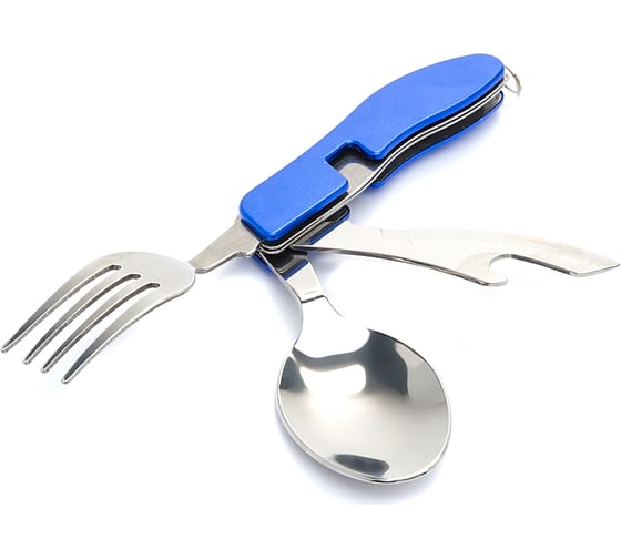 Изображение товара Набор столовых приборов Следопыт в чехле на блистере PF-CWS-P53