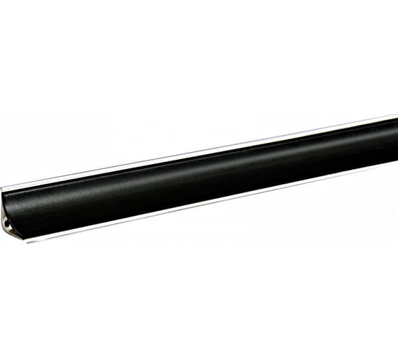 Изображение товара Плинтус для столешниц KORNER LB15 Черный матовый, 3 м 20-15-0-6051