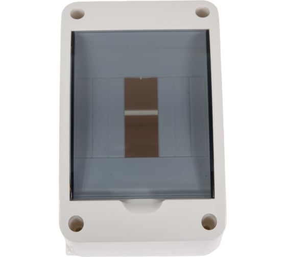 Изображение товара Щиток открытой проводки Рувинил Тусо на 4 модуля с вертикальной дверцей 140x90x85 мм 68304