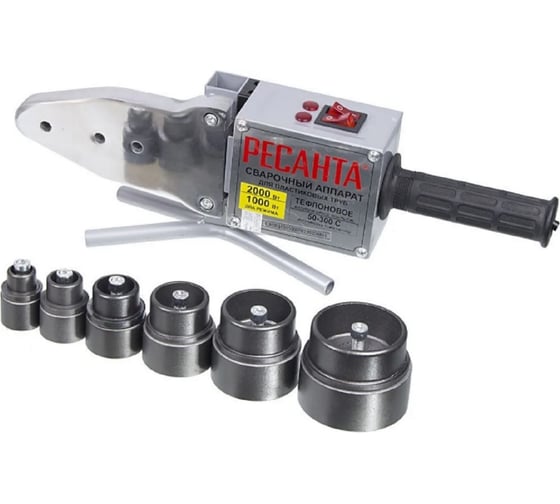 Изображение товара Аппарат для сварки пластиковых труб Ресанта АСПТ-2000 65/55