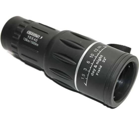 Изображение товара Монокуляр Следопыт 10х40, черный PF-BT-07