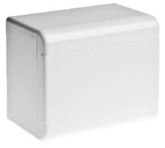 Изображение товара Щиток открытой проводки Рувинил Тусо на 9 модулей с дверцей 222x160x93 мм 68029Б