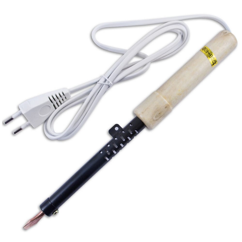Купить Паяльник belsis 40 вт, классическая деревянная ручка bsi0440