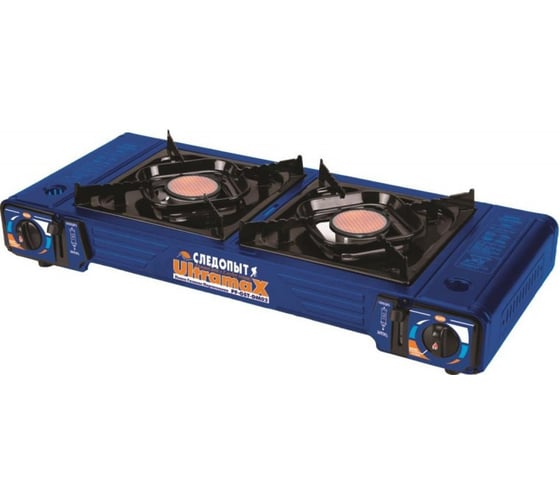 Изображение товара Двойная газовая плита с переходником Следопыт UltramaX PF-GST-DM02