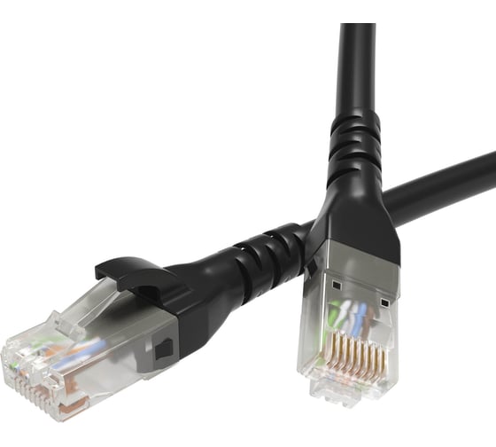Изображение товара Неэкранированный патч-корд DKC cat6 u/utp 4x2, lszh, черный, 1.0м RN6UU4510BK