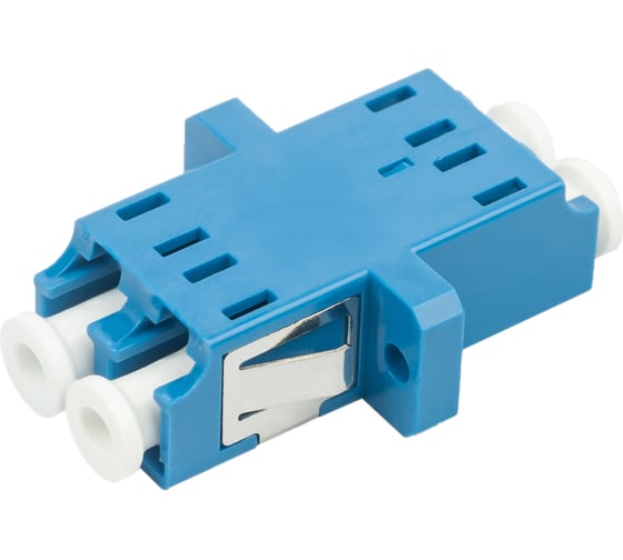 Изображение товара Оптический проходной адаптер DATAREX LC-LC OS2 дуплекс duplex синий DR-541102