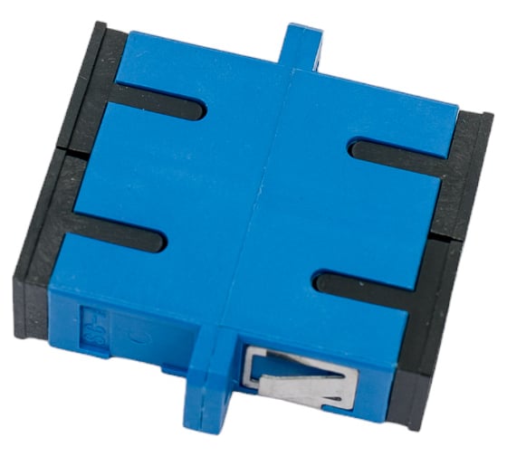 Изображение товара Оптический проходной адаптер DATAREX SC-SC OS2 дуплекс duplex синий DR-541002