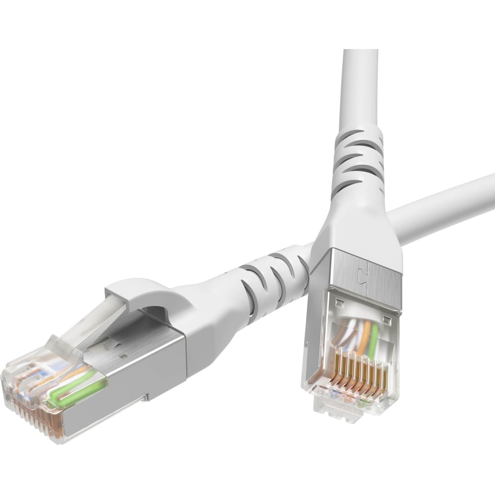 Патч-корды RJ45-RJ45 Экранированный патч-корд DKC RN5EFU4550WH