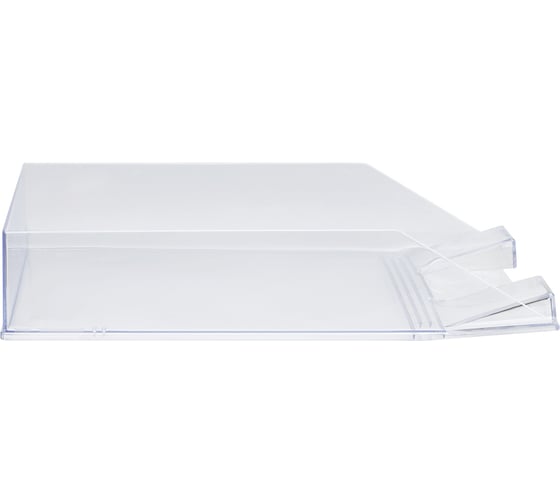 Изображение товара Лоток для бумаг Стамм горизонтальный, фаворит, прозрачный ЛТГ-30502