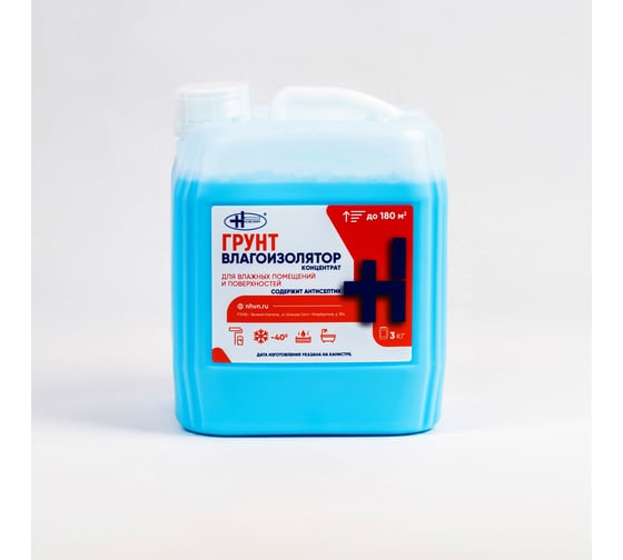 Изображение товара Грунт концентрат влагоизолирующий НОВОХИМ 3 кг 00-00004016