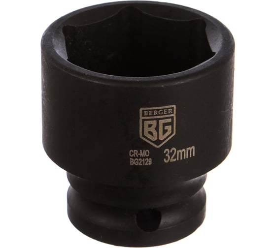 Изображение товара Головка торцевая ударная шестигранная (32 мм; 1/2) Berger BG BG2129