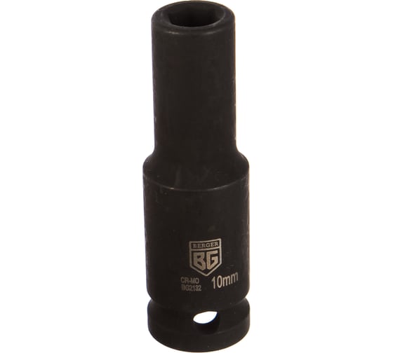 Изображение товара Головка торцевая удлиненная ударная шестигранная (10 мм; 1/2) Berger BG BG2132