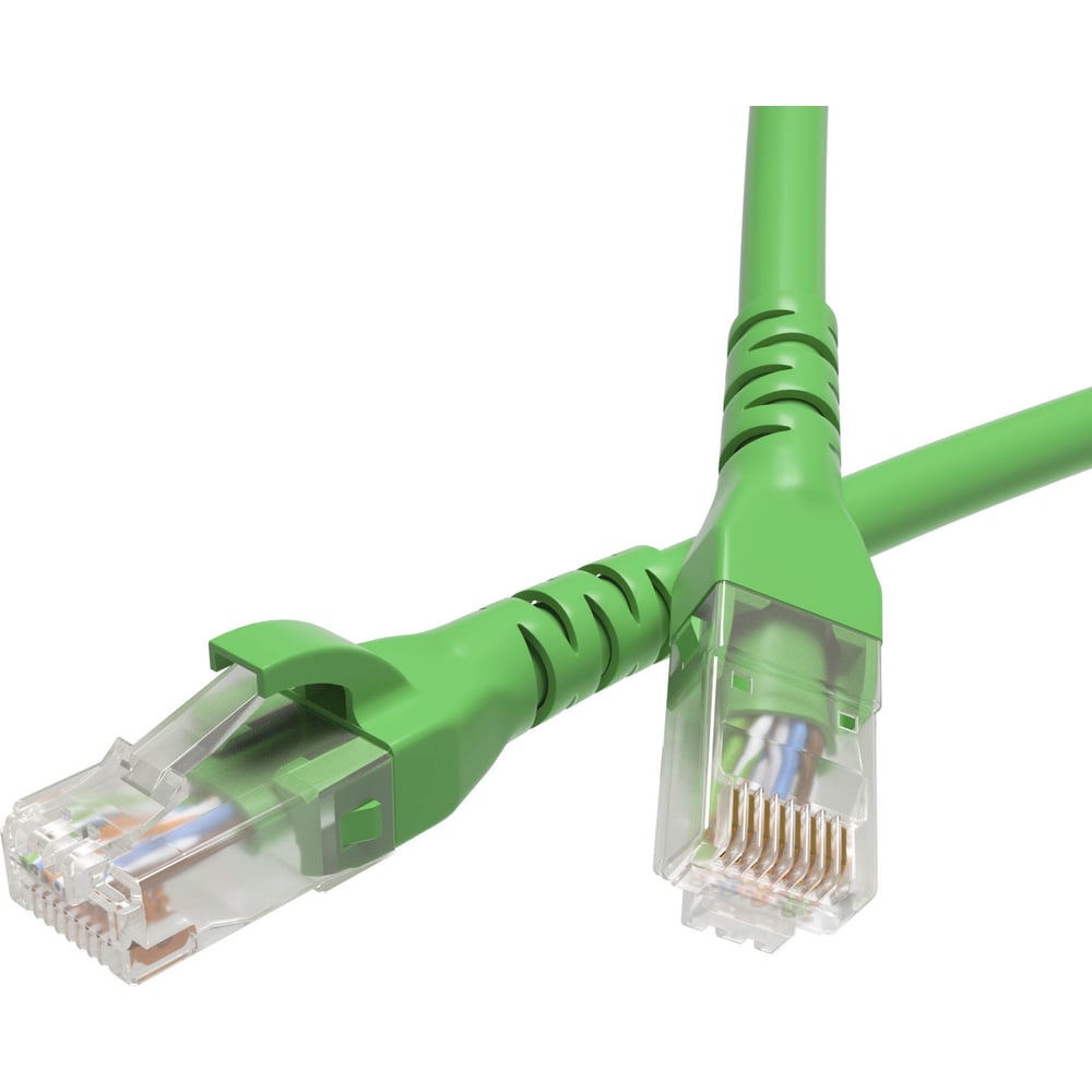 Неэкранированный патч-корд DKC cat5e u/utp 4x2, lszh, зеленый, 3.0м RN5EUU4530GN