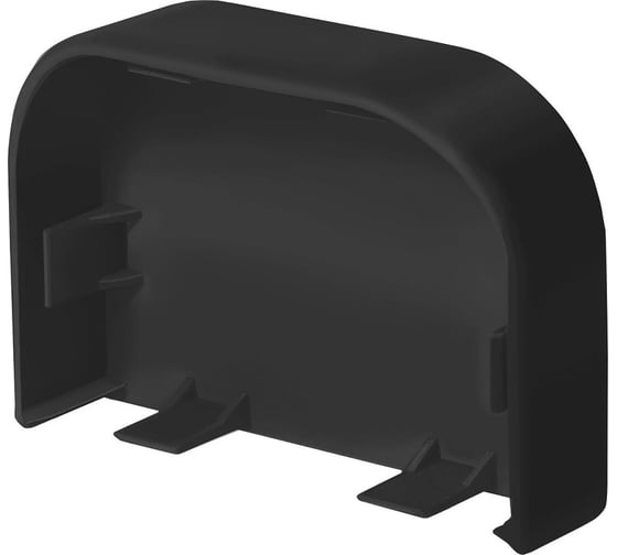 Изображение товара Заглушка Рувинил для РКК 74x55 черная уп 16 шт ЗГЛ-74х55-Ч