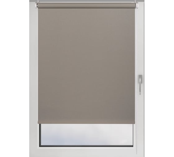 Изображение товара Рулонная штора PRAKTO JUTA 80x160 см графит 9403217954